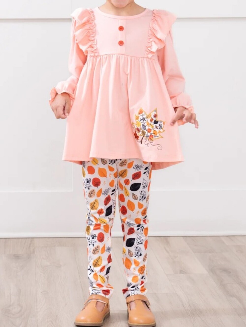 BNWT - Leafy Lane Embroidered Ruffle Outfit